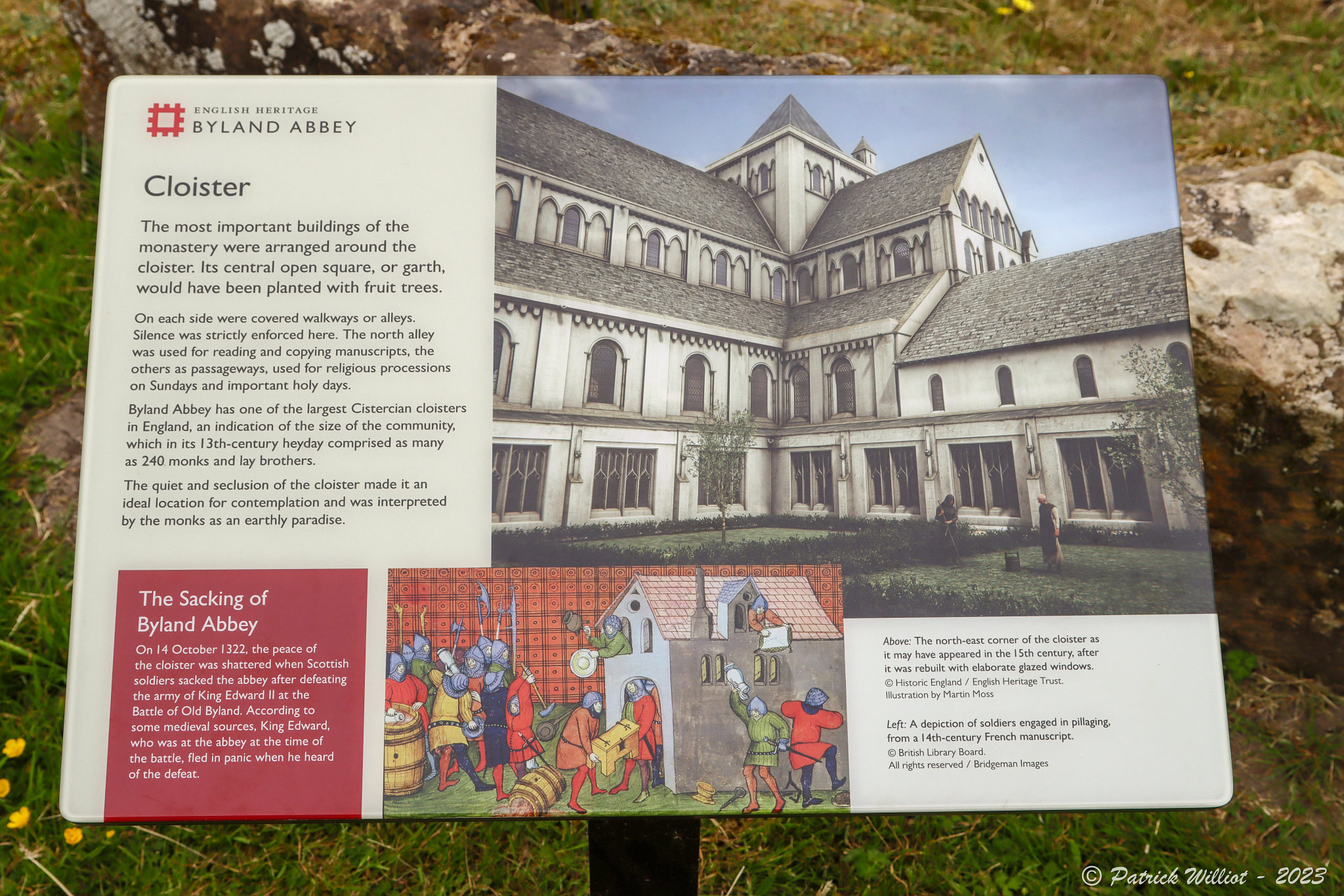 Byland Abbey, North York Moors National Park